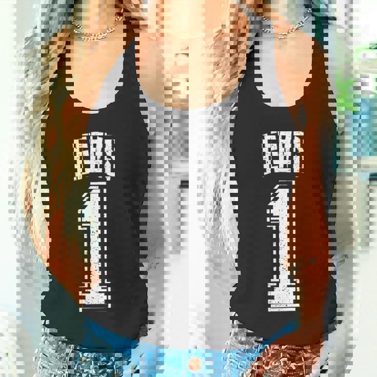 Lewisサポーター番号 1番の大ファン 長袖tシャツ タンクトップ