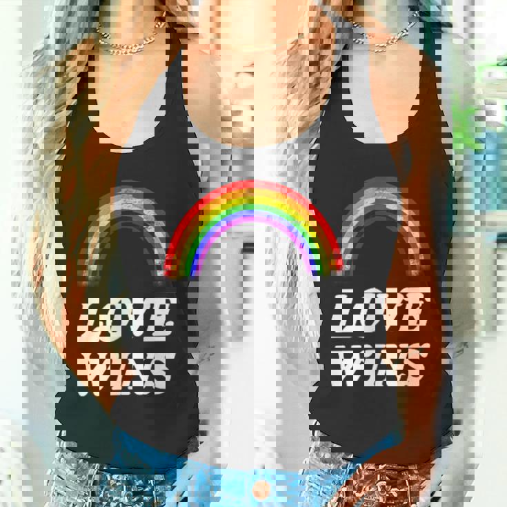 Lgbt フラッグ プライド ポケット レインボー Love Wins パーティー レインボー タンクトップ