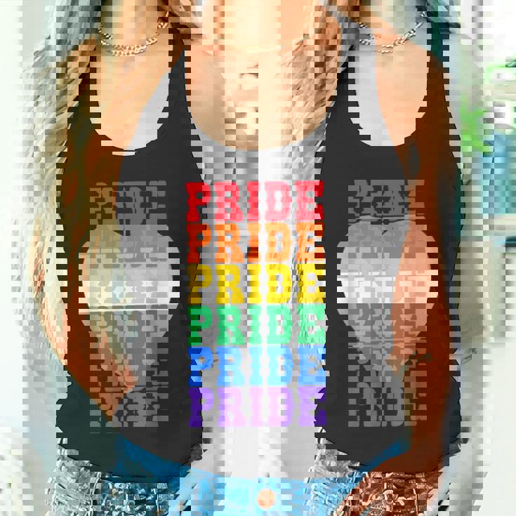 Lgbtq レインボーカラーのプライド タンクトップ