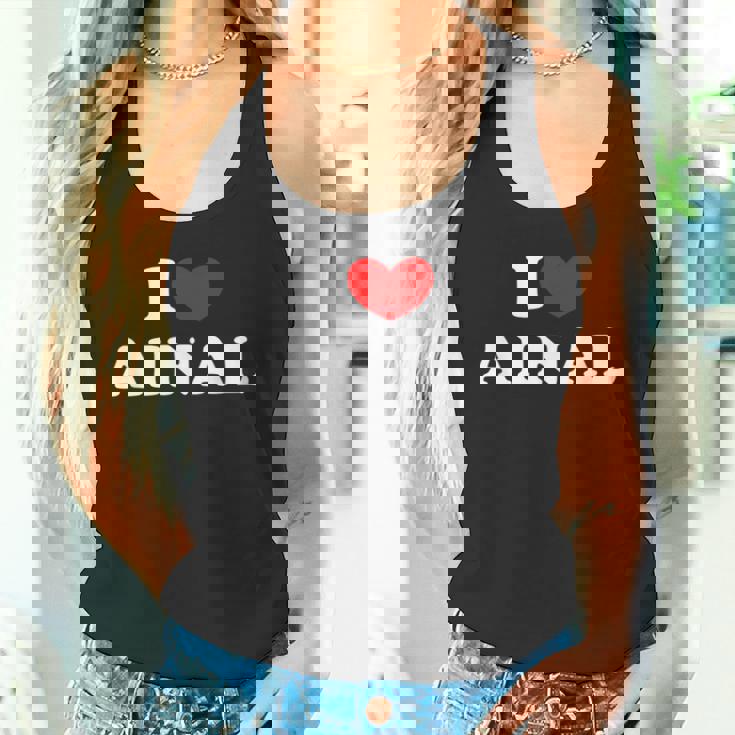 I Love Ainal 私は愛する Ainal タンクトップ