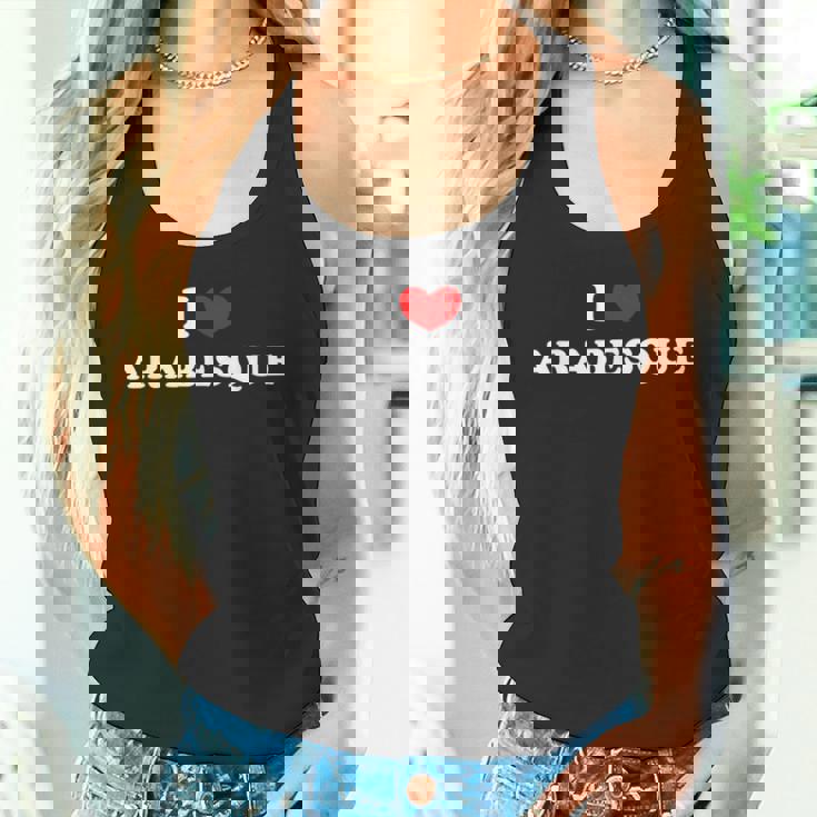 I Love Arabesque I Heart アラベスク タンクトップ