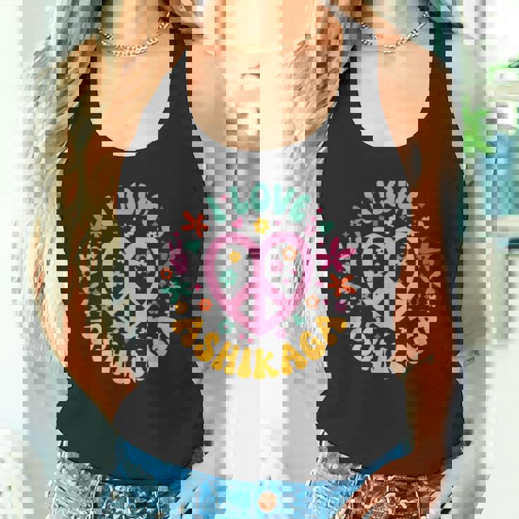 I Love Ashikaga 足利大好き タンクトップ