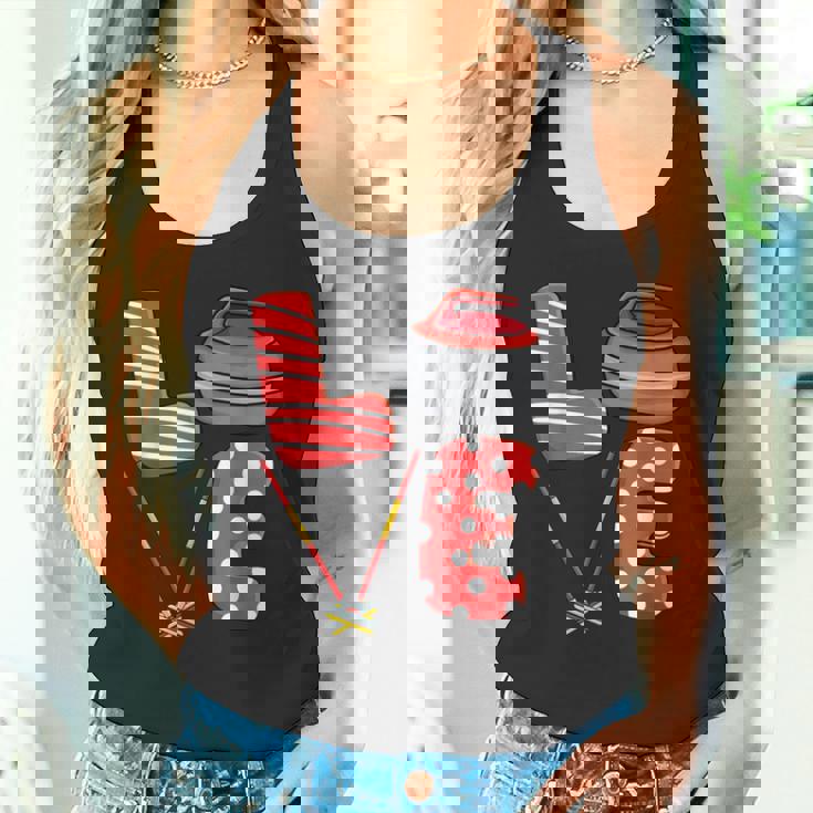 Love Curling ほうき スクワッド カーラー カーリング バレンタインデー タンクトップ