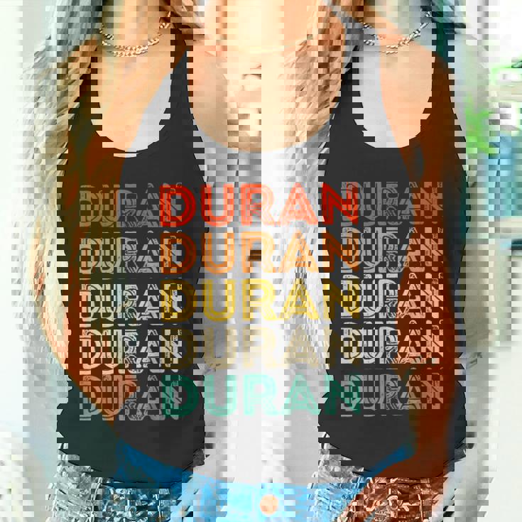 Love Heart Duran ヴィンテージスタイル ブラック デュラン タンクトップ