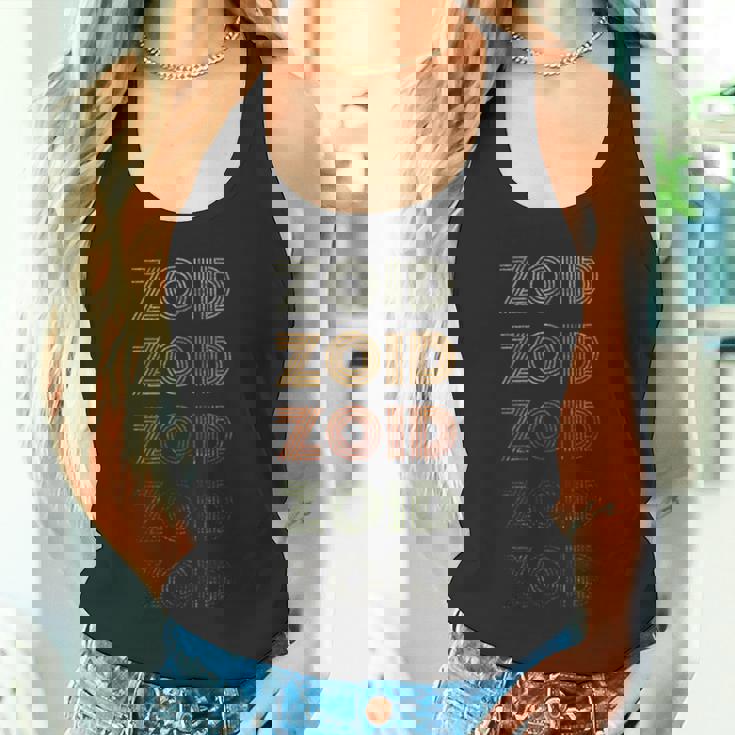 Love Heart Zoid グランジ ビンテージスタイル ブラック ゾイド タンクトップ