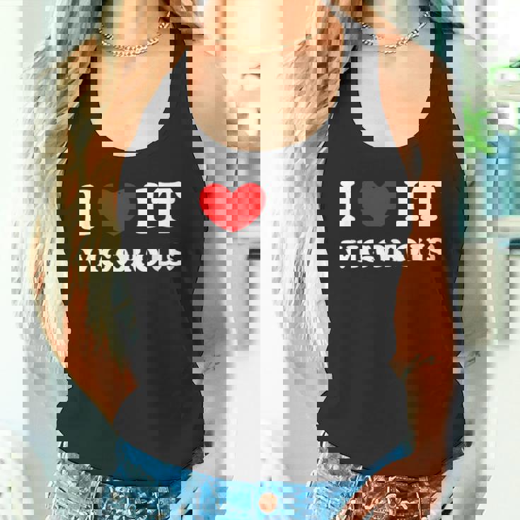 I Love Itigorous 私はそれが元気であるのが大好きです タンクトップ