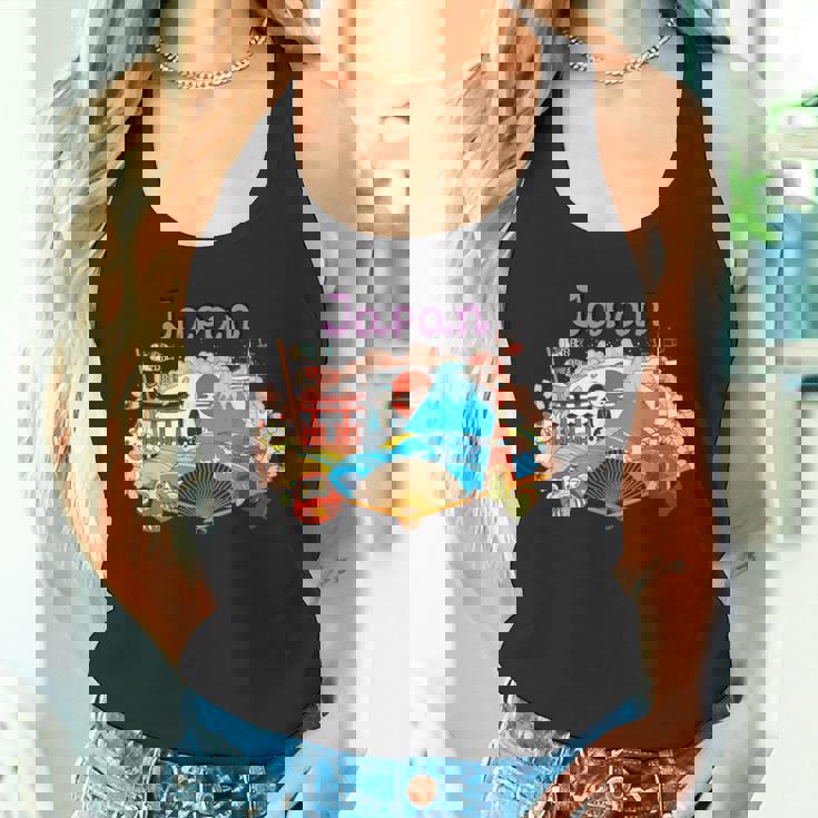 I Love Japan Nature & Culture Tokyo Japan Graphic タンクトップ