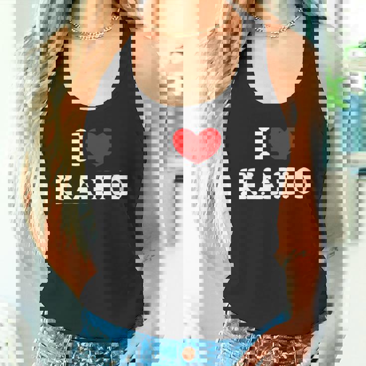 I Love Kaho 私は愛する Kaho タンクトップ