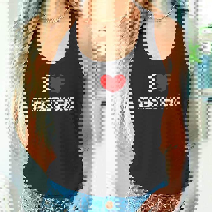 I Love Mayumi 私は愛する Mayumi タンクトップ