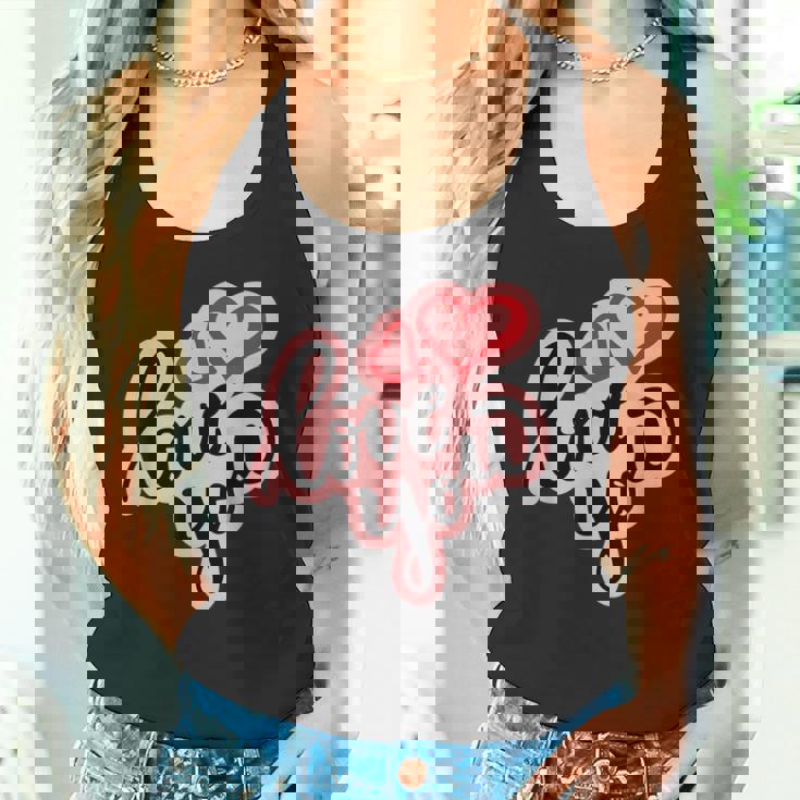 Love You Heart バレンタインデー 好きな人 パートナー 愛 タンクトップ