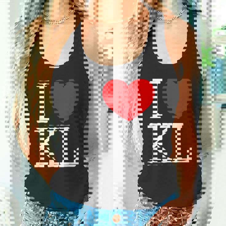 I Love ハート Kl タンクトップ