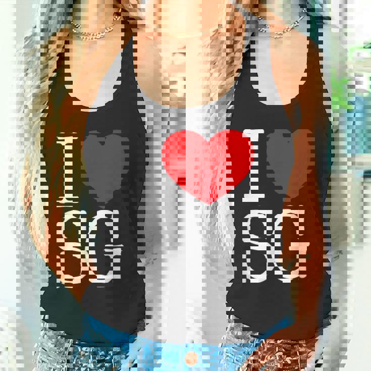 I Love ハートg タンクトップ