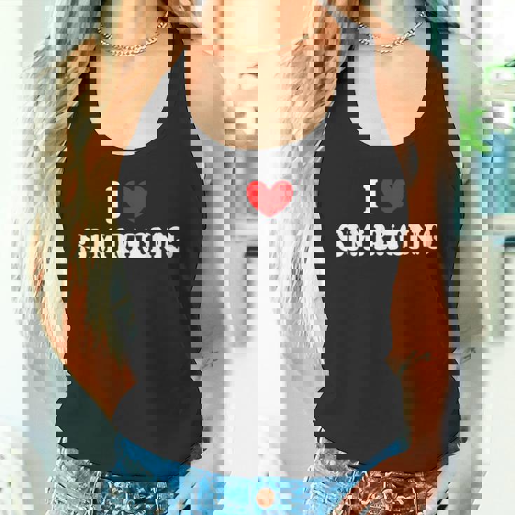 I Loveim Racing ゲームホイールレースシミュレーター シムレーサー タンクトップ