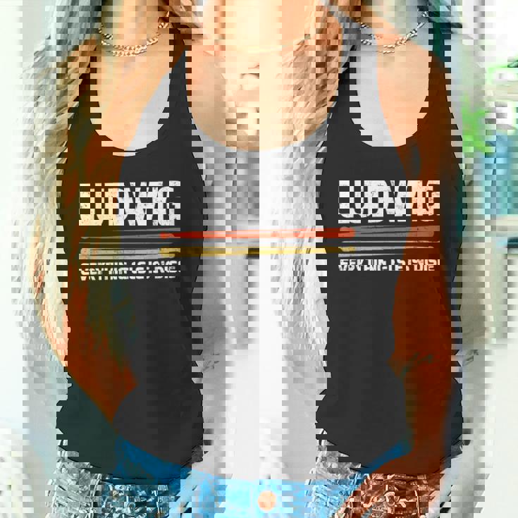 Ludwig Everything Else Is Noise クラシック音楽ドラムスティック タンクトップ