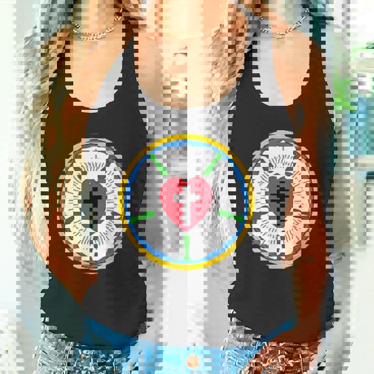 Lutheran Church Luther Roseeal ロゴ エンブレム タンクトップ