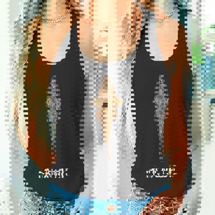 Magochi マゴチ 白身魚 魚好き 願掛け 釣り好き 海釣り 趣味 おもしろ 寿司ネタ 趣味釣り 船釣り 釣り タンクトップ