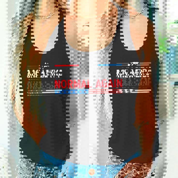 Make America Normal Again 2024 プレジデンシャル タンクトップ