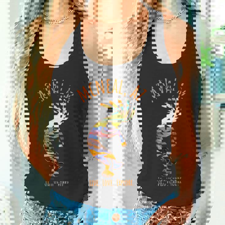 Mcneal アリゾナ Usa ダンシング ココペリ 南西部デザイン タンクトップ