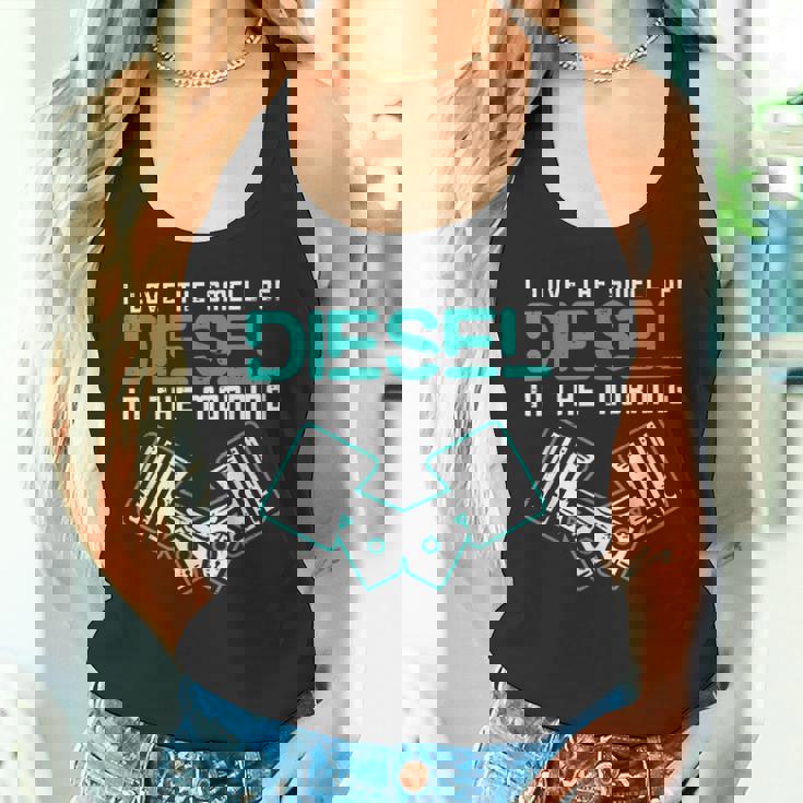 Mechanic Lovemell Of Diesel In Morning Car Auto メンズ タンクトップ