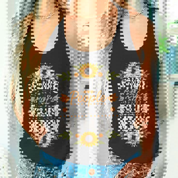 Meemaw ひまわり 好きな人 Call Me Meemaw タンクトップ