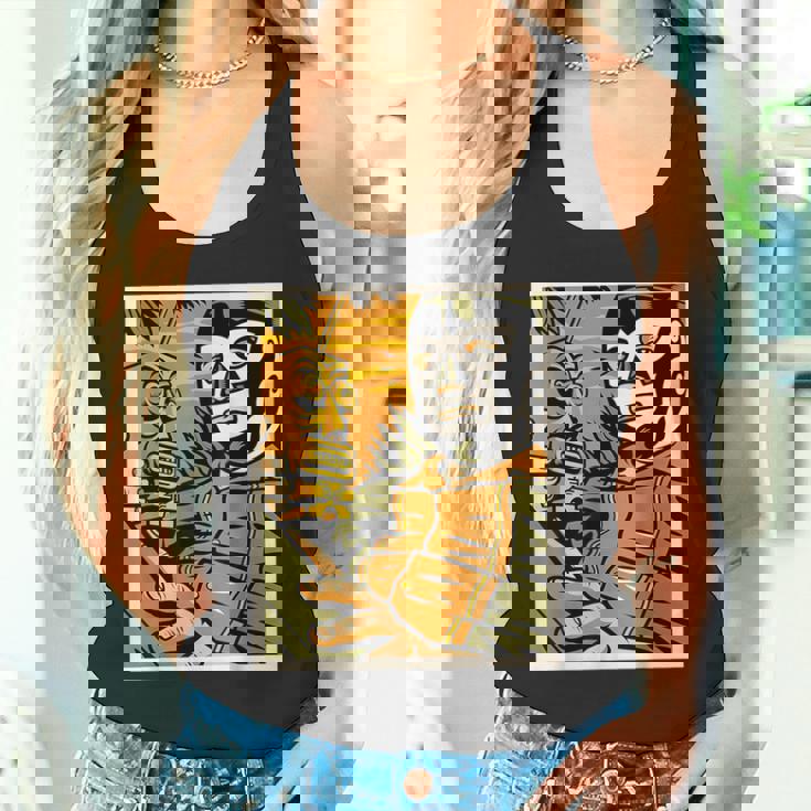 Mex-Art デーモンブルルチャリブレ メキシカンレスラーレジェンド タンクトップ