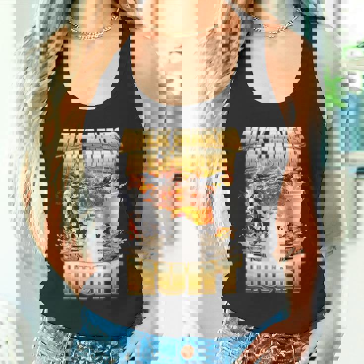 Milk Make My Tammy Hurt Cow Meme タンクトップ