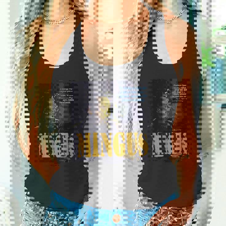 Mingus Jazz Wisdom Bassist ミュージシャン タンクトップ