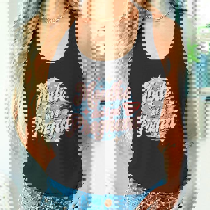 Mouth Don't Get Pregnant 恥ずかしいユーモア 大人のジョーク タンクトップ