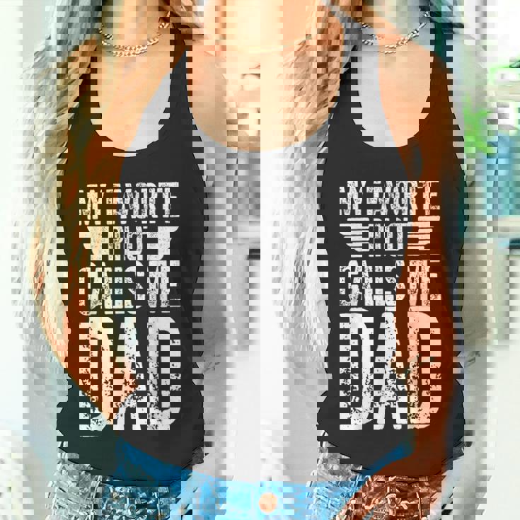 My Favorite Pilot Calls Me Dad シャツ ファニーアビエイター タンクトップ