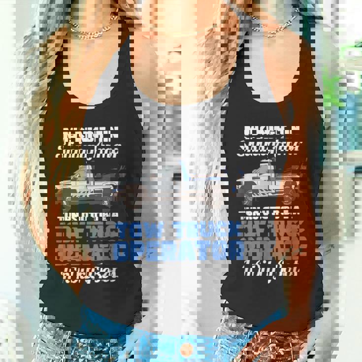 My Knight Inhining Armor 面白い引用句 レッカー車 オペレーター タンクトップ