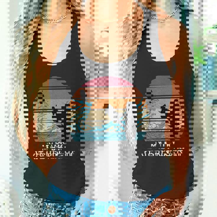 My Lucky Kite サーフィンシャツ ヴィンテージ サンセット ビーチ タンクトップ