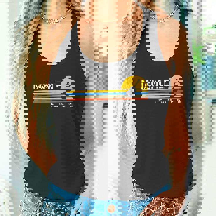 Nashville Tn Tennessee Guitarintage Retroouvenirs タンクトップ