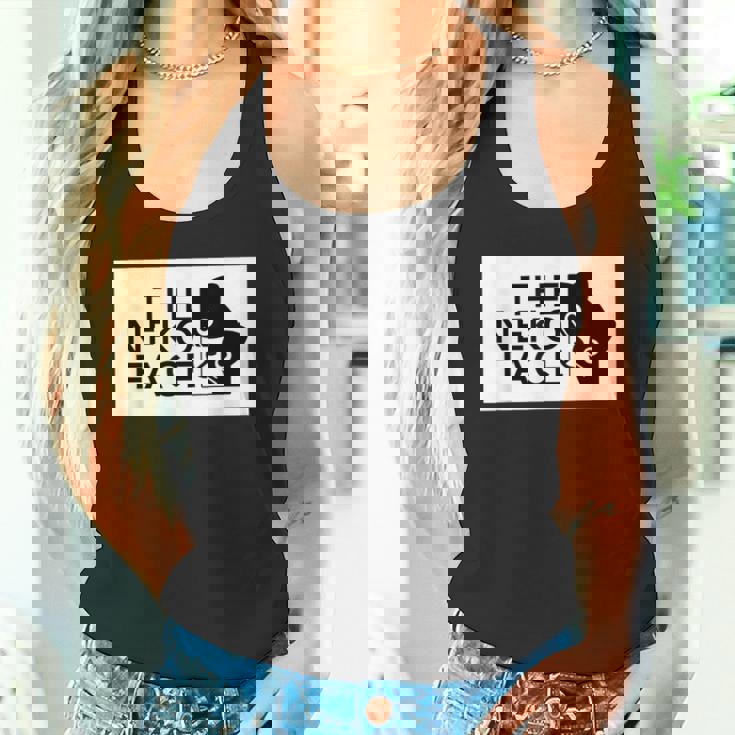 The Neko Face ザ・ネコ・フェイス『ノラネコさん』猫 ハチワレ パロディ ゆるくて かわいい 面白 イラスト タンクトップ