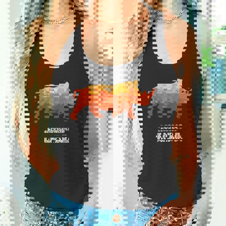 Ngorongoro タンザニア サファリ国立公園 ゲーム リザーブ サイ タンクトップ