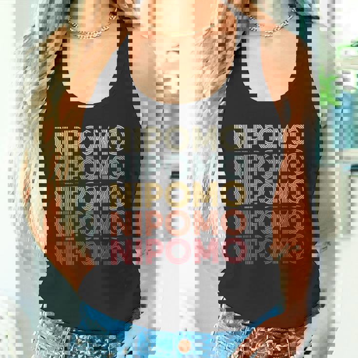 Nipomo California Nipomo Ca Retrointage Text タンクトップ