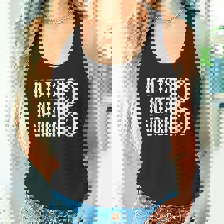 No It's Not Aiolin ヴィオラ アルト記号 ギフト ヴィオラ 恋人 プライド タンクトップ