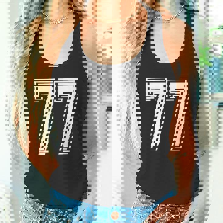 Number 77 Birthday 77Thports Player チーム番号入りジャージ タンクトップ