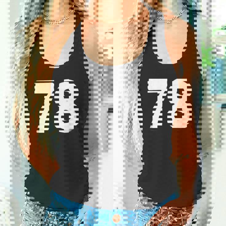 Number 78 、Eventy-8 ジャージ スポーツ 誕生日 タンクトップ