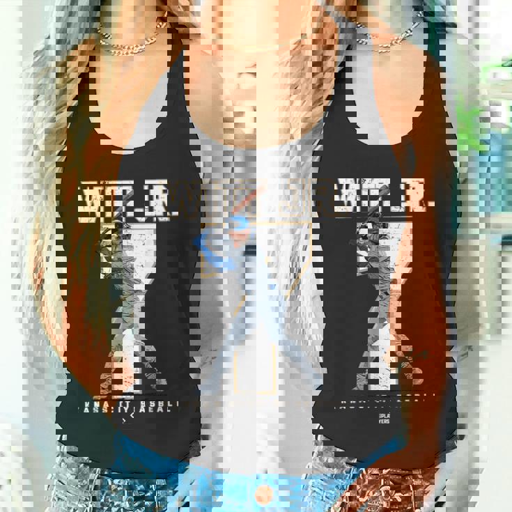 Number And Portrait Bobby Witt Jr Kansas City Mlbpa タンクトップ