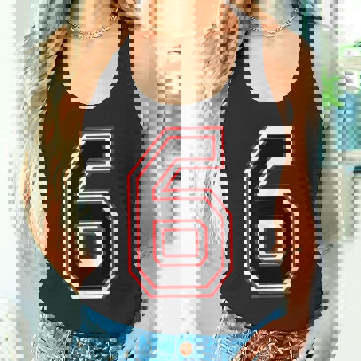 Number Numero 6 6番 タンクトップ