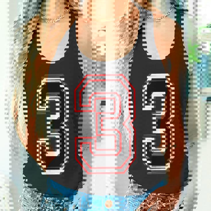 Number Numero Nummer 3 Three 3番 タンクトップ