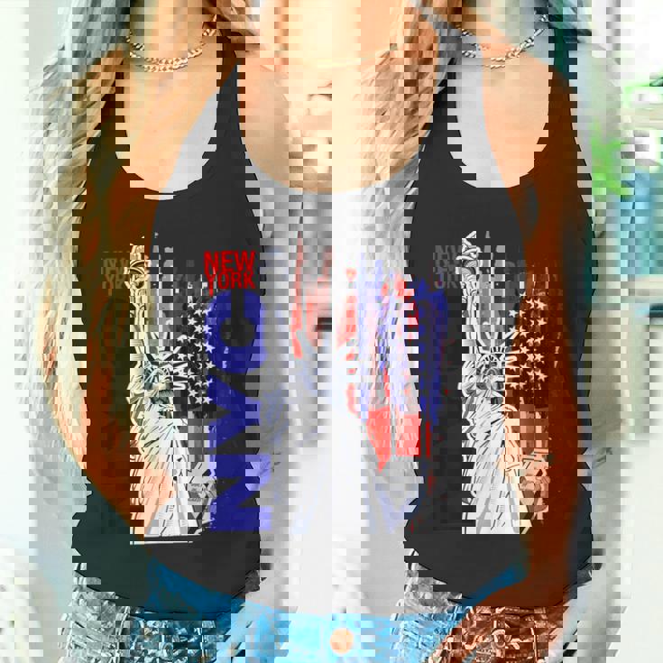 Nyc ニューヨーク市自由の女神 アメリカ国旗 タンクトップ