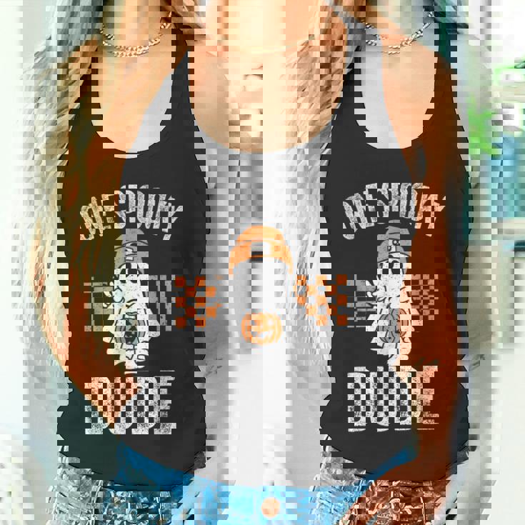 Onepooky Dude Ghost Dude ハロウィン タンクトップ