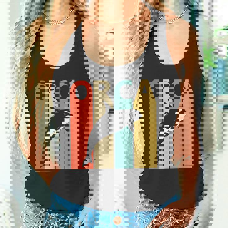 Orca シャチ 動物 タンクトップ