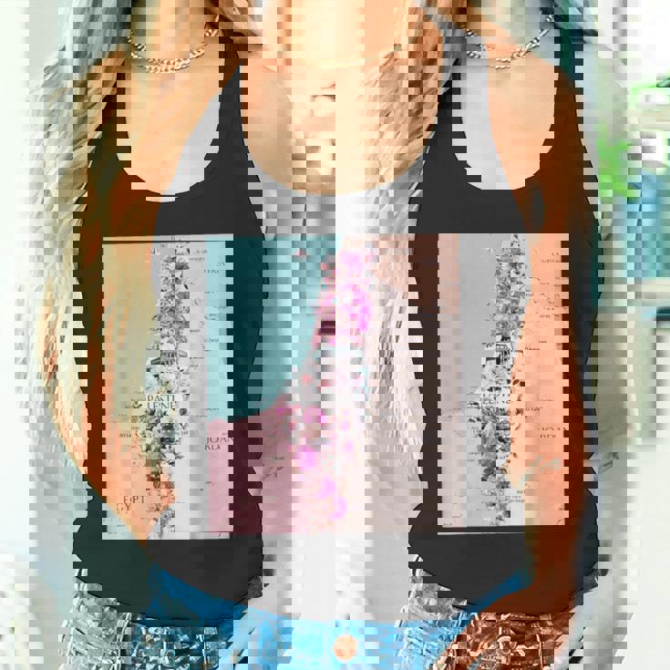 Palestine Map Palestinians Map タンクトップ