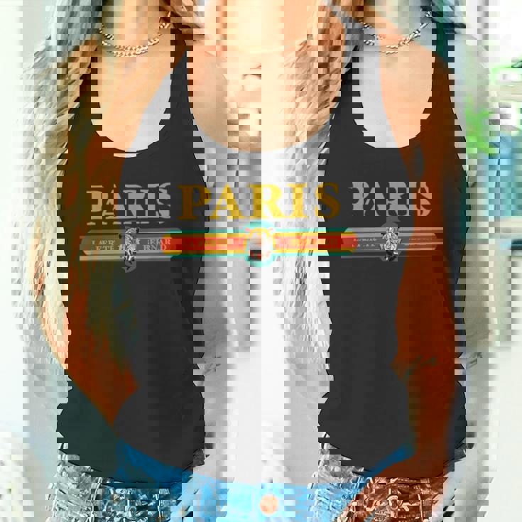 Paris Tiger Face Fashion タンクトップ