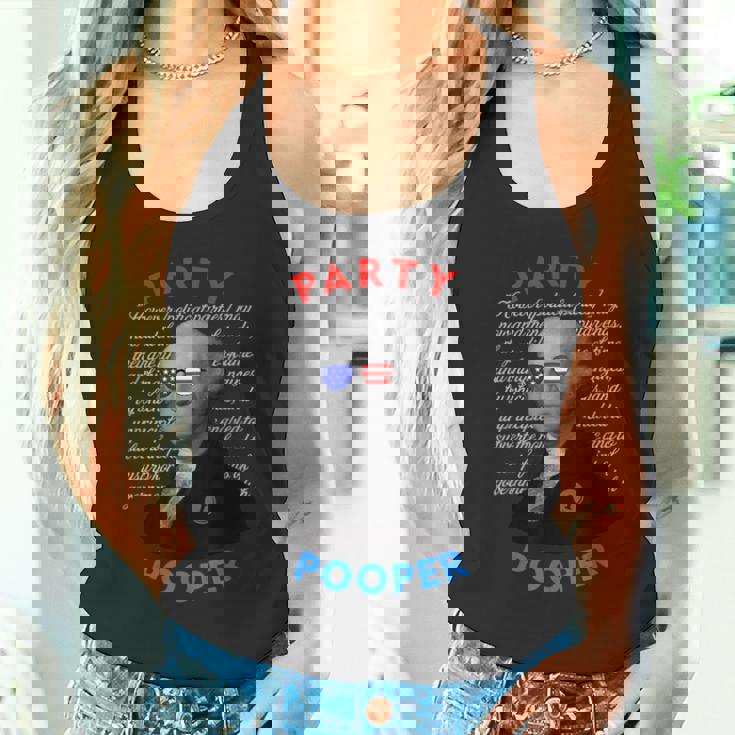 Party Pooper 面白い独立無党派投票者 7月4日 タンクトップ