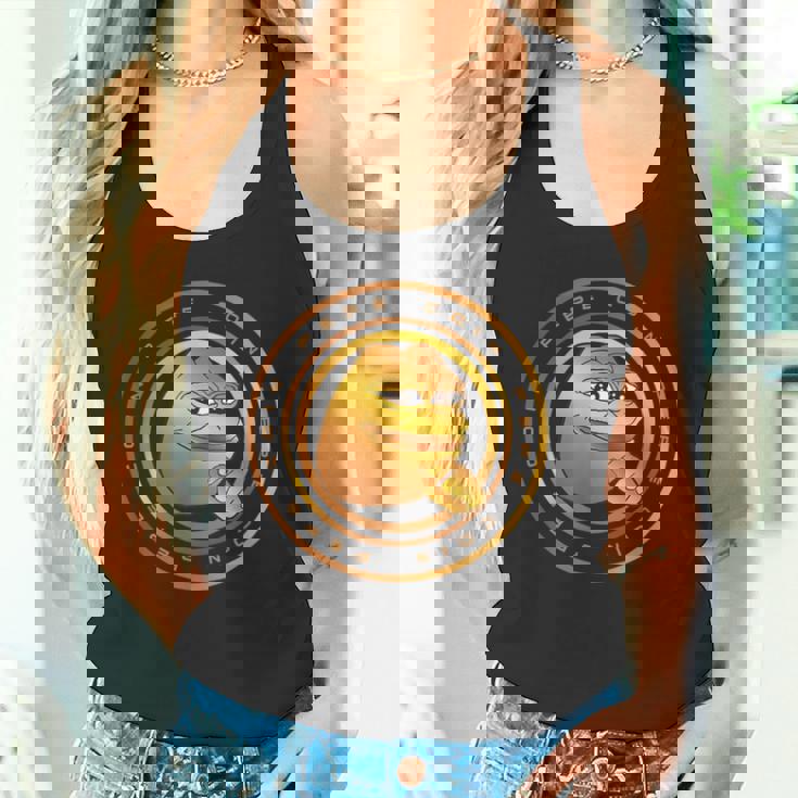 Pepe コイン 暗号通貨 Pepe デジタルミーム トレーダー トークン タンクトップ