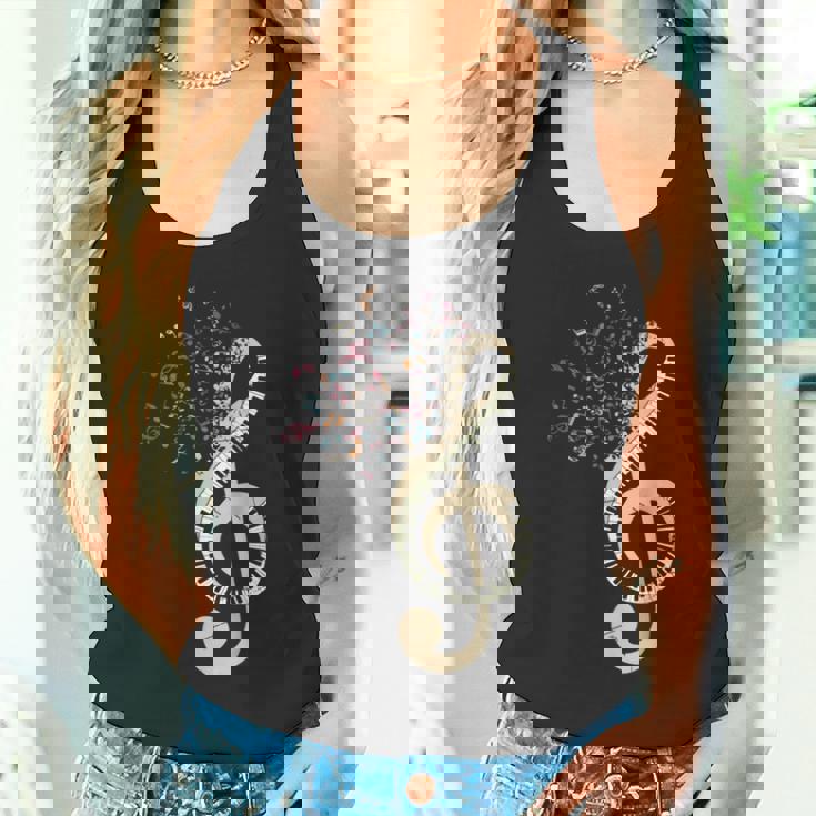 Pianist クラシカル楽器 ト音記号キーボード ピアノ タンクトップ