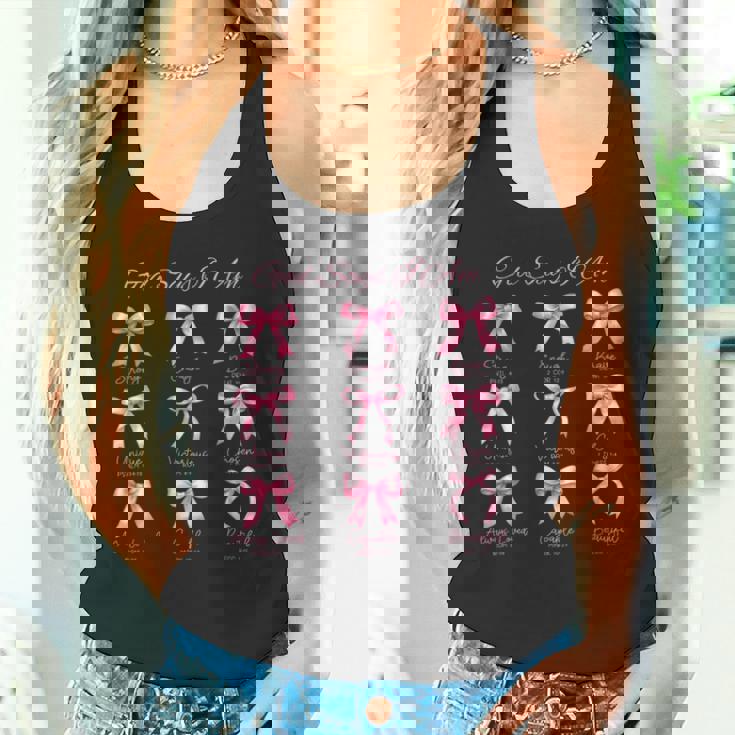 Pink Godays I Am Bibleerse コケットリボン タンクトップ